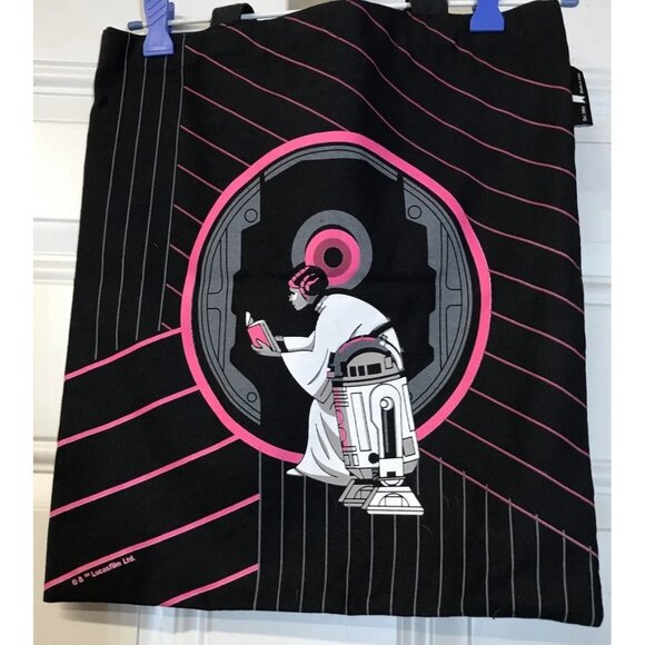OOP RARE Star Wars Princess Leia READ Tote Bag- NEW! by Out Of Print NWT - Picture 2 of 7